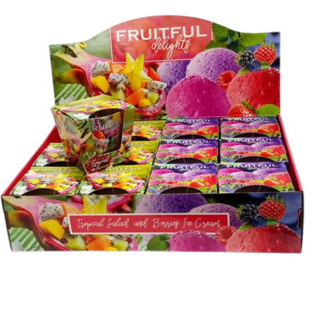 detail Bartek svíčka sklo 115g Fruitful Delights (12)