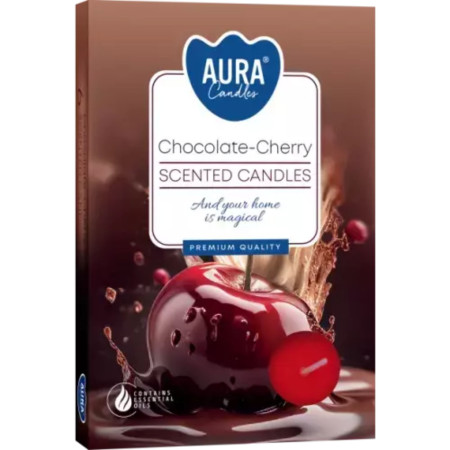 chi tiết Bispol čajové svíčky 6ks Chocolate - Cherry