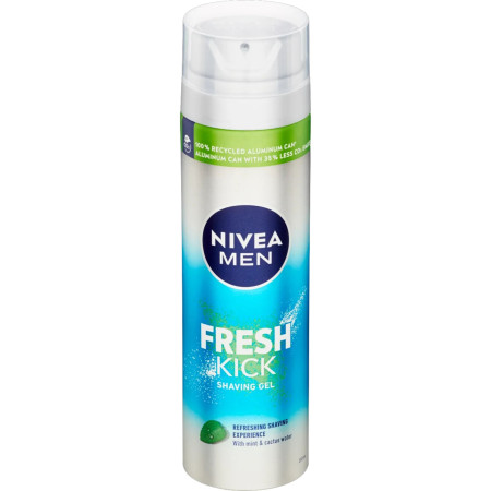 detail Nivea men pěna na holení 200ml Fresh Kick