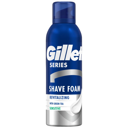 chi tiết Gillette Series pěna na holení 200ml - Revitalizing Sensitive (Green Tea)
