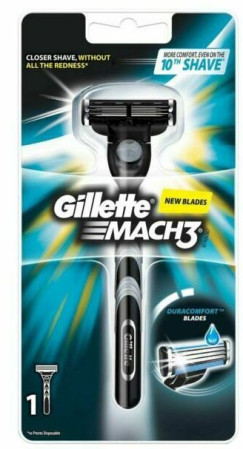 detail Gillette mach3 strojek