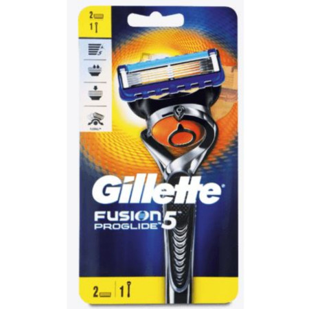 detail Gillette Fusion5 proglide flexball 1 strojek +2 hlavice