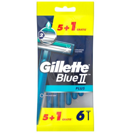 detail Gillette blue II žiletky pánské 6ks sáček