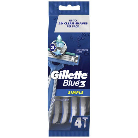 chi tiết Gillette blue 3 Strojky 4ks (sáček) - Simple