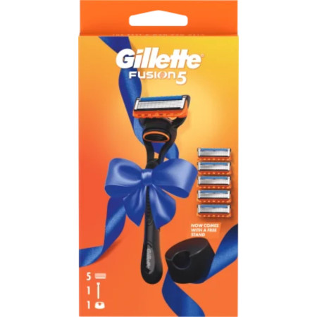 chi tiết Gillette Fusion5 1 strojek + 5 hlavice + stojan