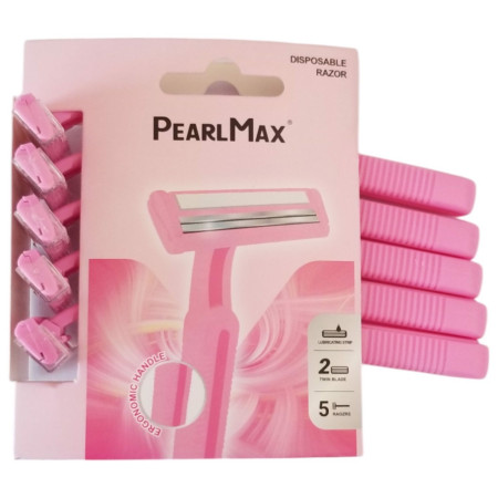 detail Pearl Max žiletky dámské 5ks 2 břity (IMC-02358)