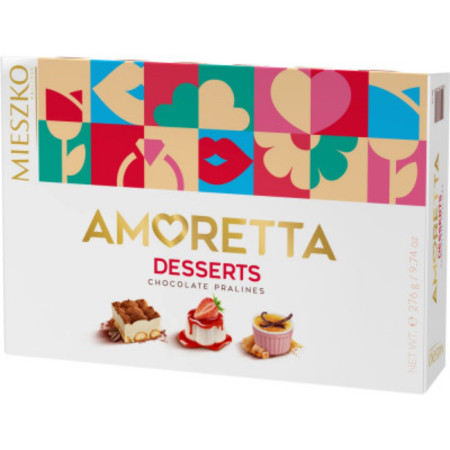 chi tiết MIESZKO Amoretta 276g taška Desserts bonboniéra (7)
