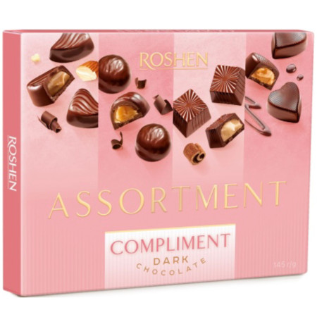 detail Roshen bonboniéra elegant 145g Dark Assortment Compliment (8)