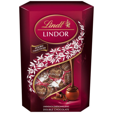 chi tiết Lindor 200g bonboniéra Double chocolate (8)