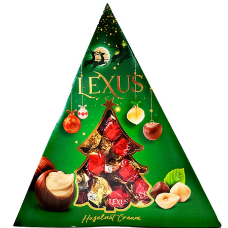 detail Lexus 120g bonboniéra Hazelnut Green (18) / qua tang tam giác
