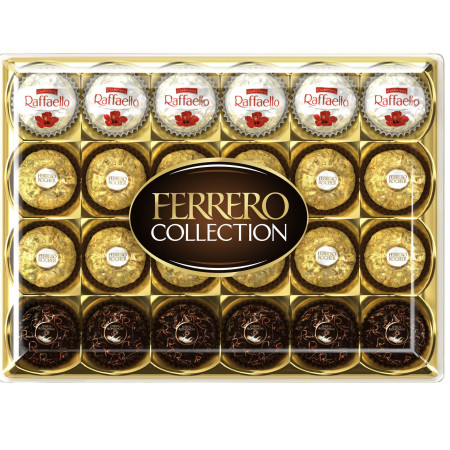 detail Ferrero Collection 269g Raffaello, Rocher, Rondnoir (4)