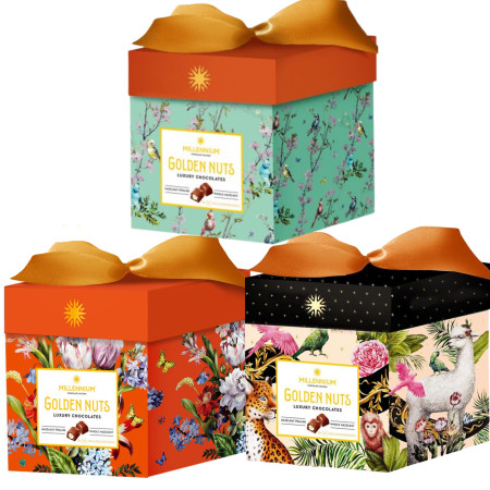 detail Millennium Golden Nuts bonboniéra 150g lískový oříšek (12)
