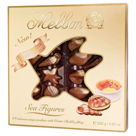 detail Melbon Mořské plody 250g pralinky Creme Brulee (14)