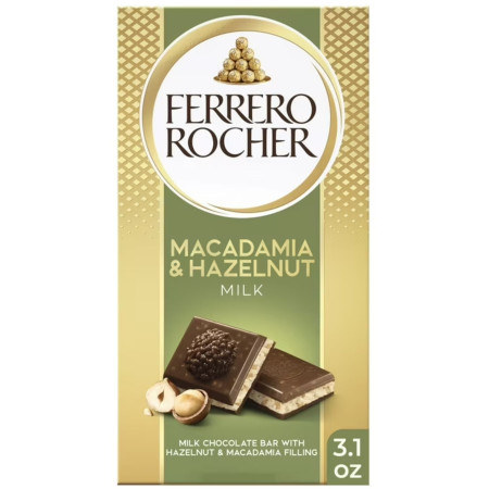 chi tiết Ferrero Rocher čokoláda 90g tablet Macadamia a Hazelnut Milk (8)