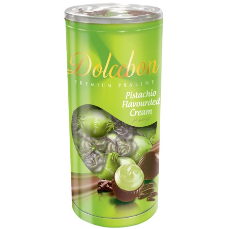 chi tiết Dolcebon bonboniéra 350g dóza Pistácie (12)