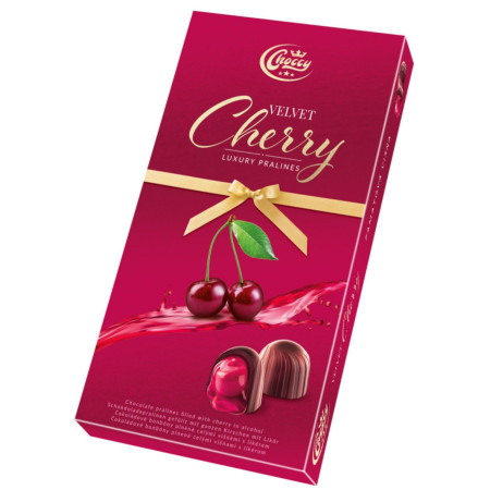 chi tiết Choccy Velvet Cherry 98g čokoláda bonboniéra (16)
