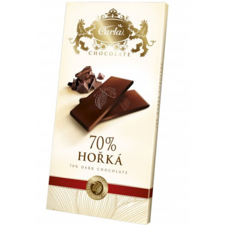 chi tiết Carla 80g Hořká čokoláda 70% -