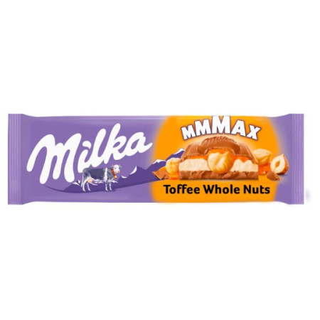 detail Milka MMMAX 300g Tofee wholenut (12)