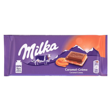 chi tiết Milka 100g čokoláda Crema Caramel (23)
