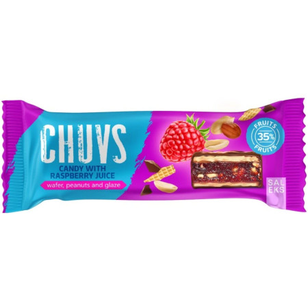 chi tiết CHUVS candy 30g ovocná tyčinka Raspberry (36)