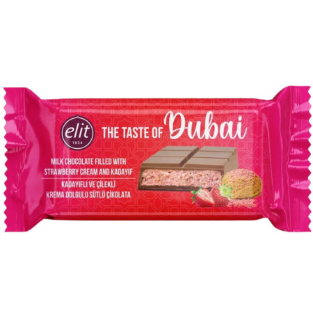 chi tiết Dubai čokoláda Elit 90g Strawberry Chocolate (12)