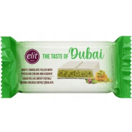 chi tiết Dubai čokoláda Elit 90g Pistachio White Chocolate (12)