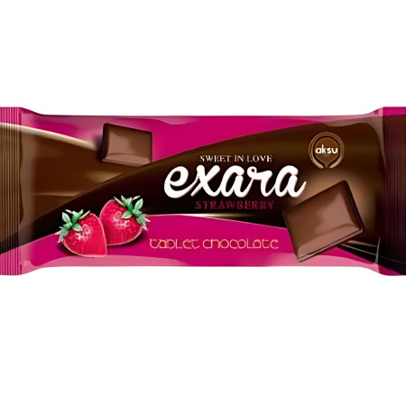 detail EXARA pochoutková čokoláda 90g Strawberry (12)