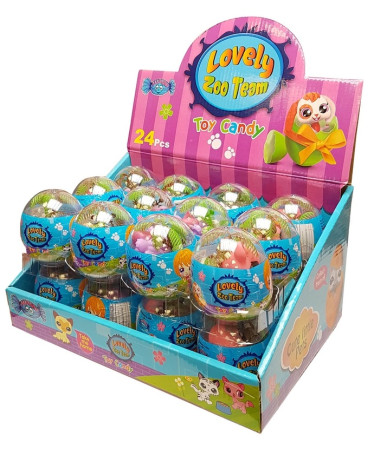 chi tiết Lovely zoo team - plastové vajíčko s bonbony 5g (24)