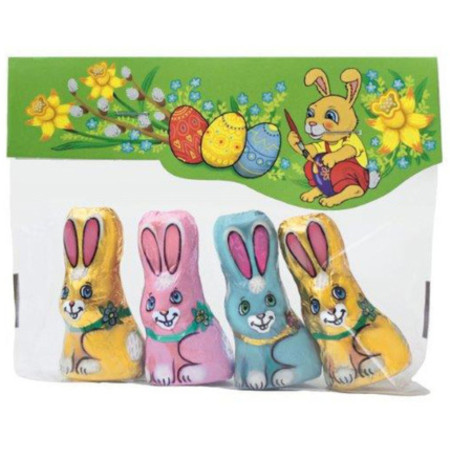 detail Velikonoční balíček zajíc 50g z mléčné čokolády (30)