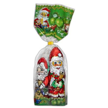 detail Paloma Vánoční balíček 120g - Mikuláš čokoláda (2 figurky + 1 vajičko) bal/24ks