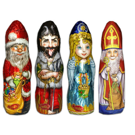 detail Paloma vánoční figurky 60g - mix mléčná čokoláda (20)