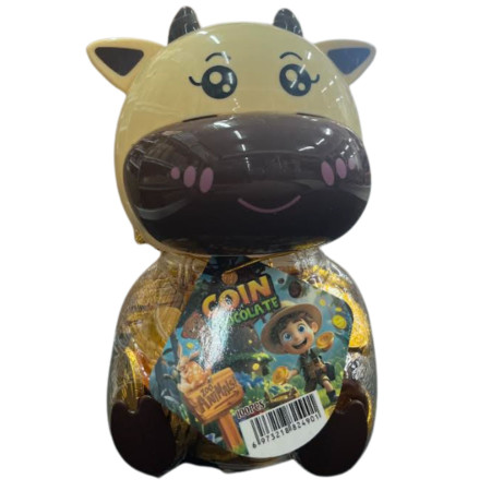 chi tiết E-SHOP P-Coin Chocolate 100ks x 2,4g pokladničky Cow (12)