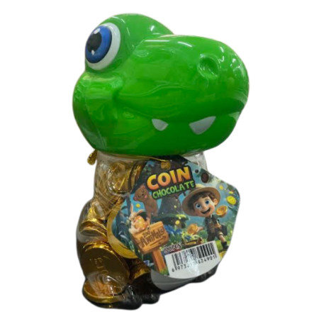 chi tiết E-SHOP P-Coin Chocolate 100ks x 2,4g pokladničky Dino (12)