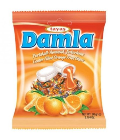 detail Damla 90g bonbóny Orange (24)
