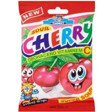 detail HORS drops 65g - Višeň (25)