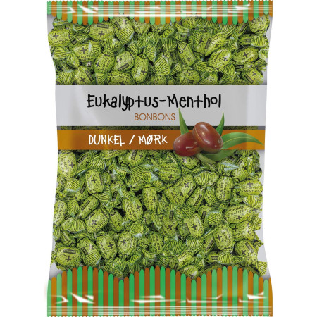 detail Eukalyptus Menthol bonbon Dunkel/Mork 1kg
