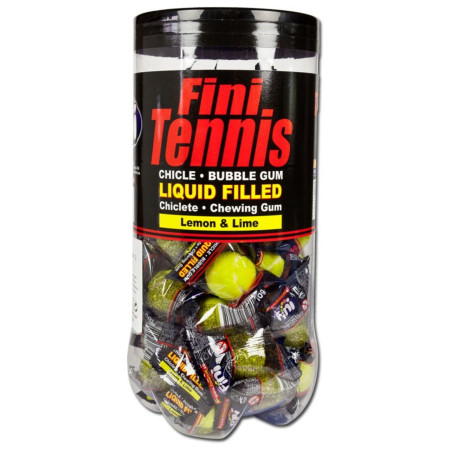 detail Fini mega žvýkačky Tennis 15g 50ks dóza (hop nhua)
