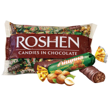 chi tiết Roshen Leshchina Chocolate Candy 1kg Chopped Hazelnuts 1kg (6)