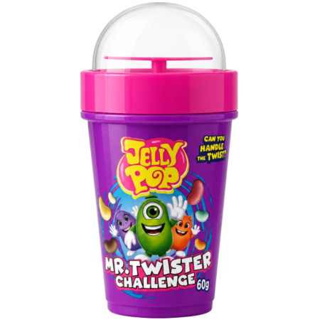 chi tiết Mr. Twister Challenge cup 60g Challenge Jelly Pop želé fazolky (12)