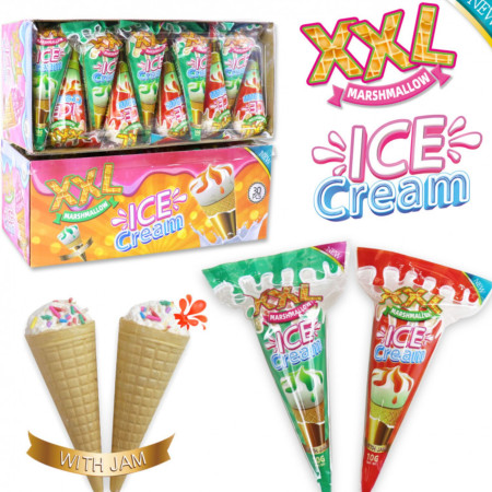 detail Ice Cream Marshmallow XXL kornoutek 10g (30)