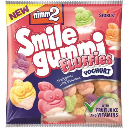 detail Nimm2 90g Smile gummi Fluffies Yoghurt (24)