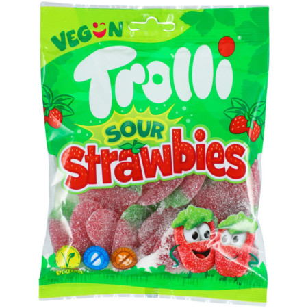 detail Trolli 175g Sour Strawbies (18)