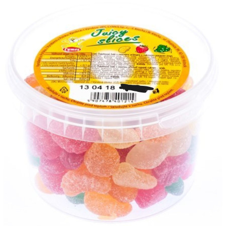 detail Cymes Želé 270g v dóze Juicy Slices (12)
