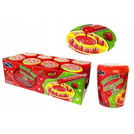 chi tiết Profisa Sweet Set Jelly + Jam 60g želé set s marmeládou Strawberry (8)