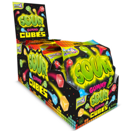 detail Sweet Flash Candy 100g Sour Gummy Cubes (15)