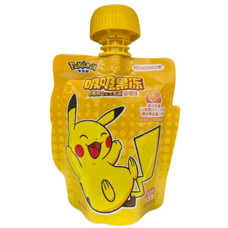 chi tiết Yizhi Jelly Pokemon Kapsička 80g Orange tekuté želé / pudding (thach nuoc) (57)