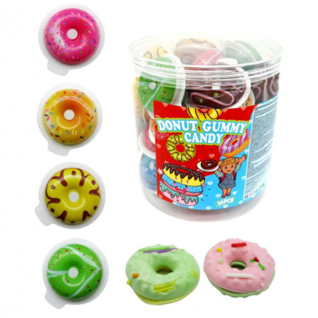 detail Donut Gummy Candy 10g (30)