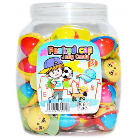 detail Peaked Cap Gummy Candy 10g (50)