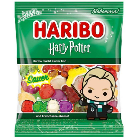 detail Haribo 80g Draco Malfoy (Harry Potter zelený) (30)