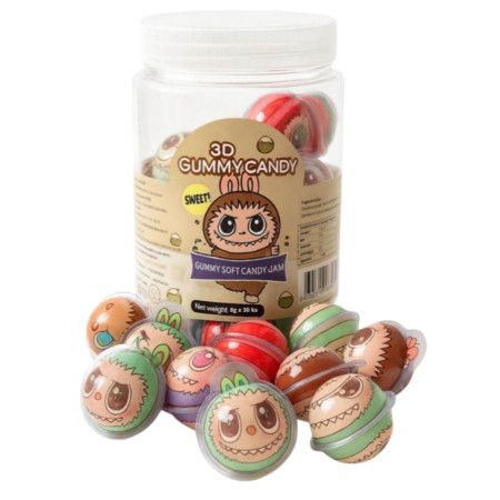 detail Labubu Gummy Candy 8g oči želé (30)